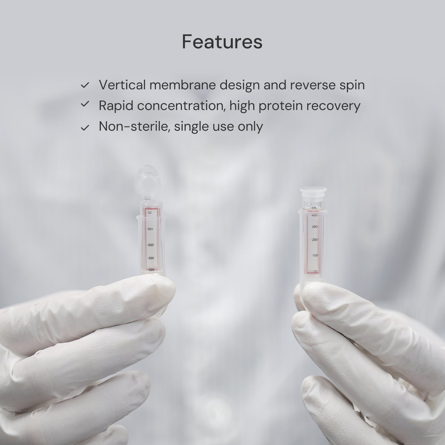 0.5mL Ultrafiltration Centrifugal Filter with Regenerated Cellulose RC Membrane 24/pk