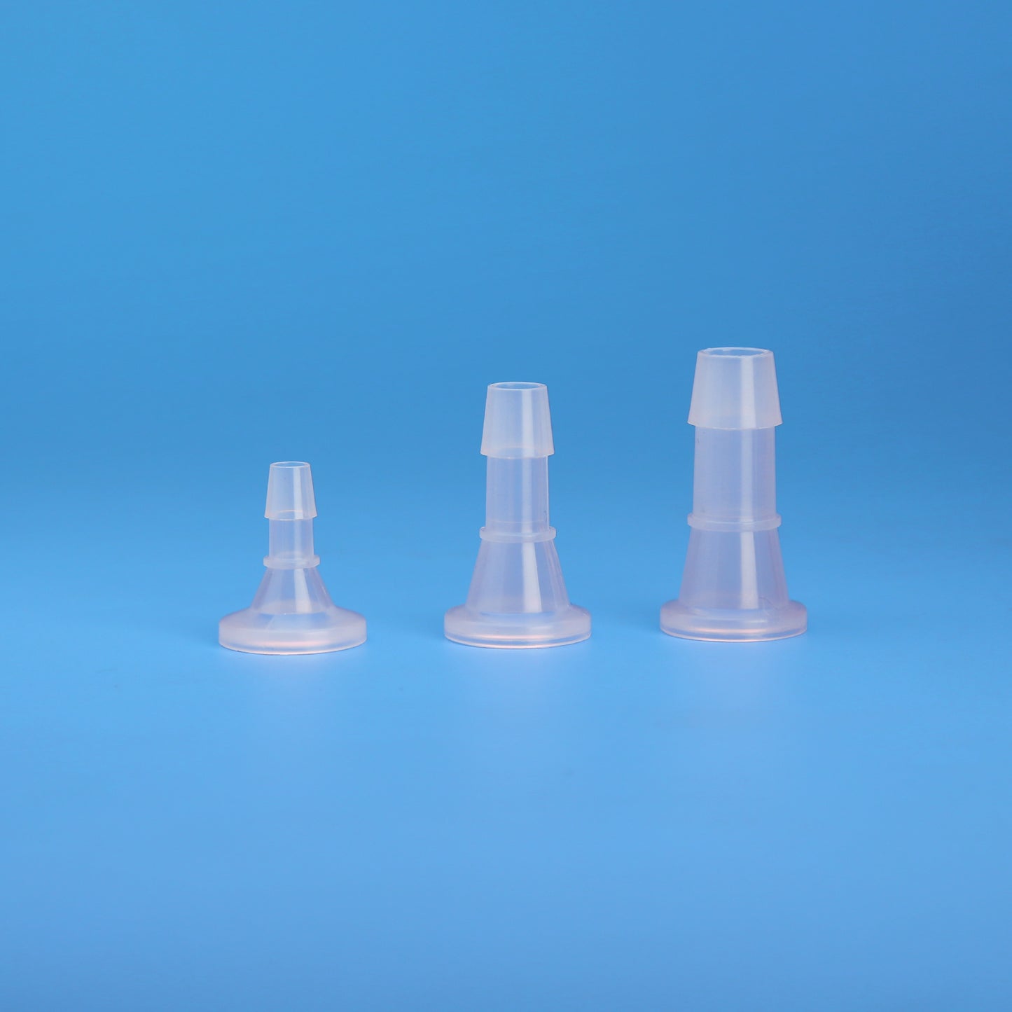 Polypropylene (PP) Pharmaceutical Tri-Clamp Fittings Sanitary Flanges Hose Barb to 3/4" TC 10/pk