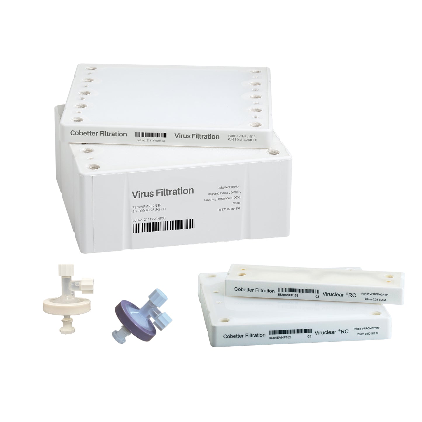 Viruclear RC H Virus Removal Syringe Filters, Individually Packaged