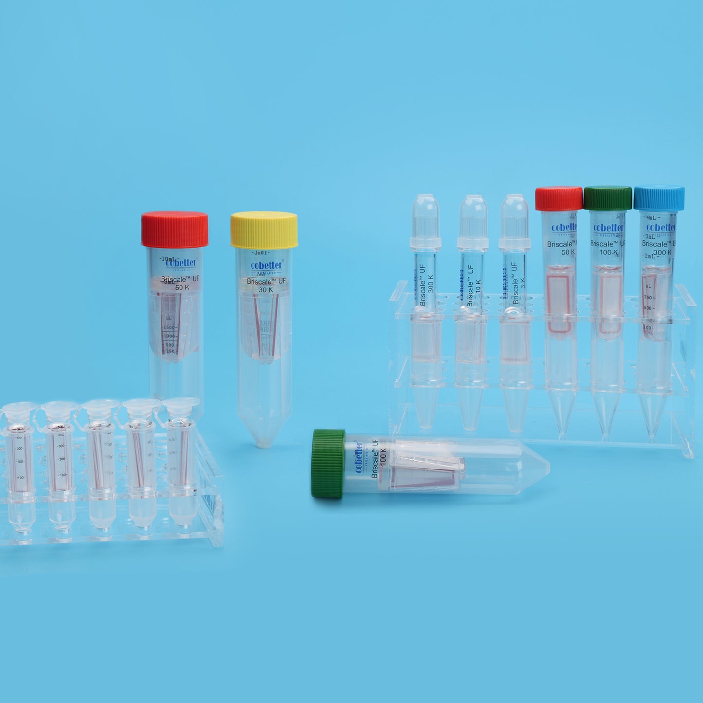 4mL Ultrafiltration Centrifugal Filter with Regenerated Cellulose RC Membrane 15/pk