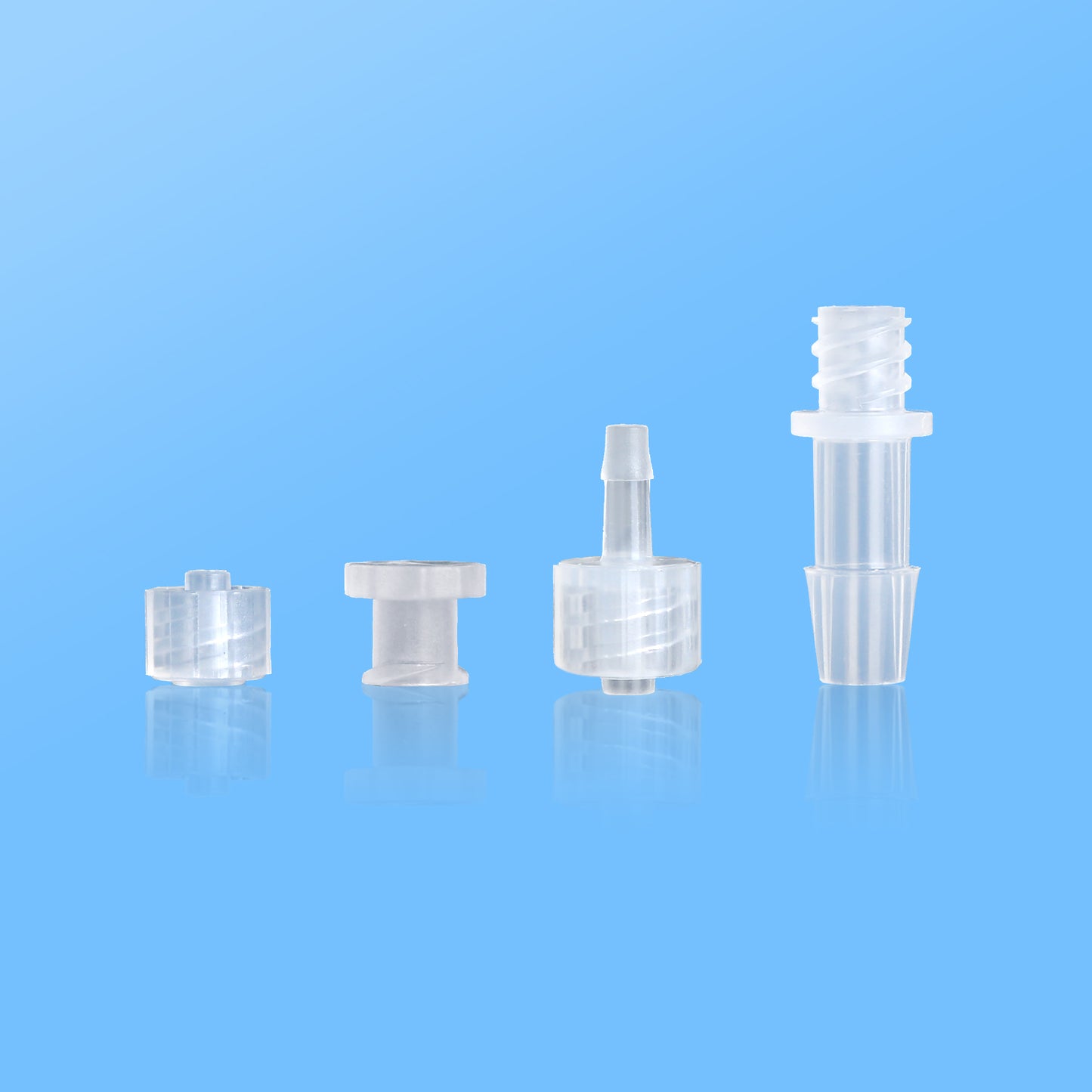 Lifemeta™ SF Single-Use Polypropylene (PP) Luer Lock Connectors Hose Barb to Luer Lock Pack of 50
