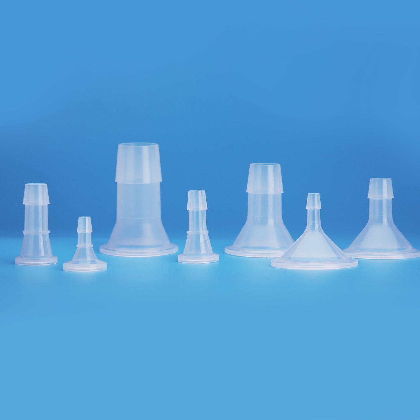 Polypropylene (PP) Pharmaceutical Tri-Clamp Fittings Sanitary Flanges Hose Barb to 3/4" TC 10/pk