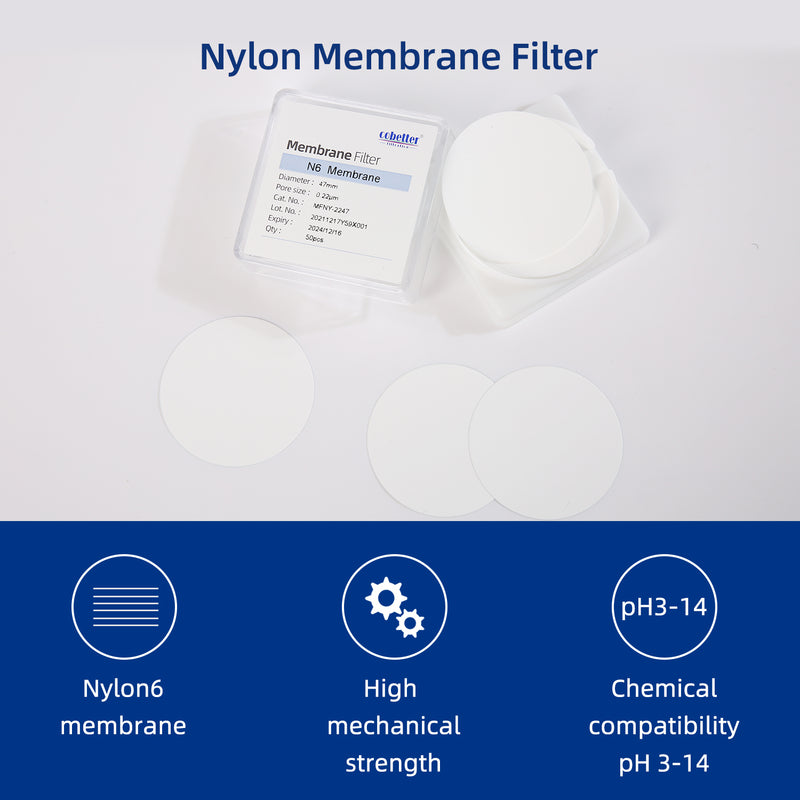 features of hydrophilic nylon disc membrane filter