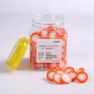 CA syringe filters 100 pcs per pk
