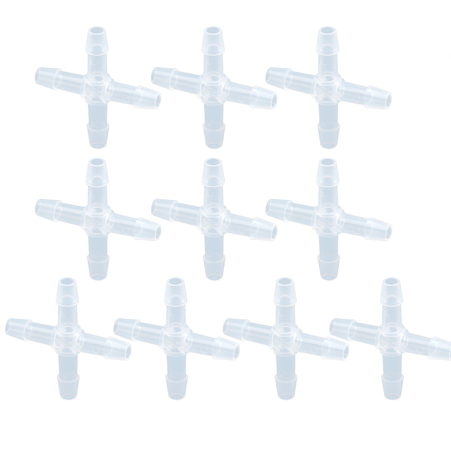 cross fittings equal barbed