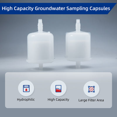 PES groundwater sampling capsule filter 0.45 um features
