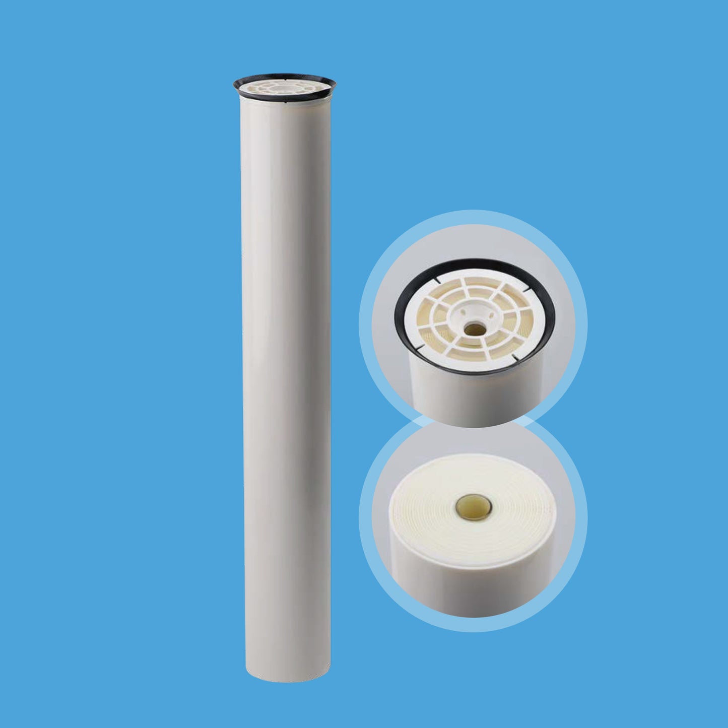 Spiral-Wound RC Ultrafiltration Membrane Elements, 1/pk