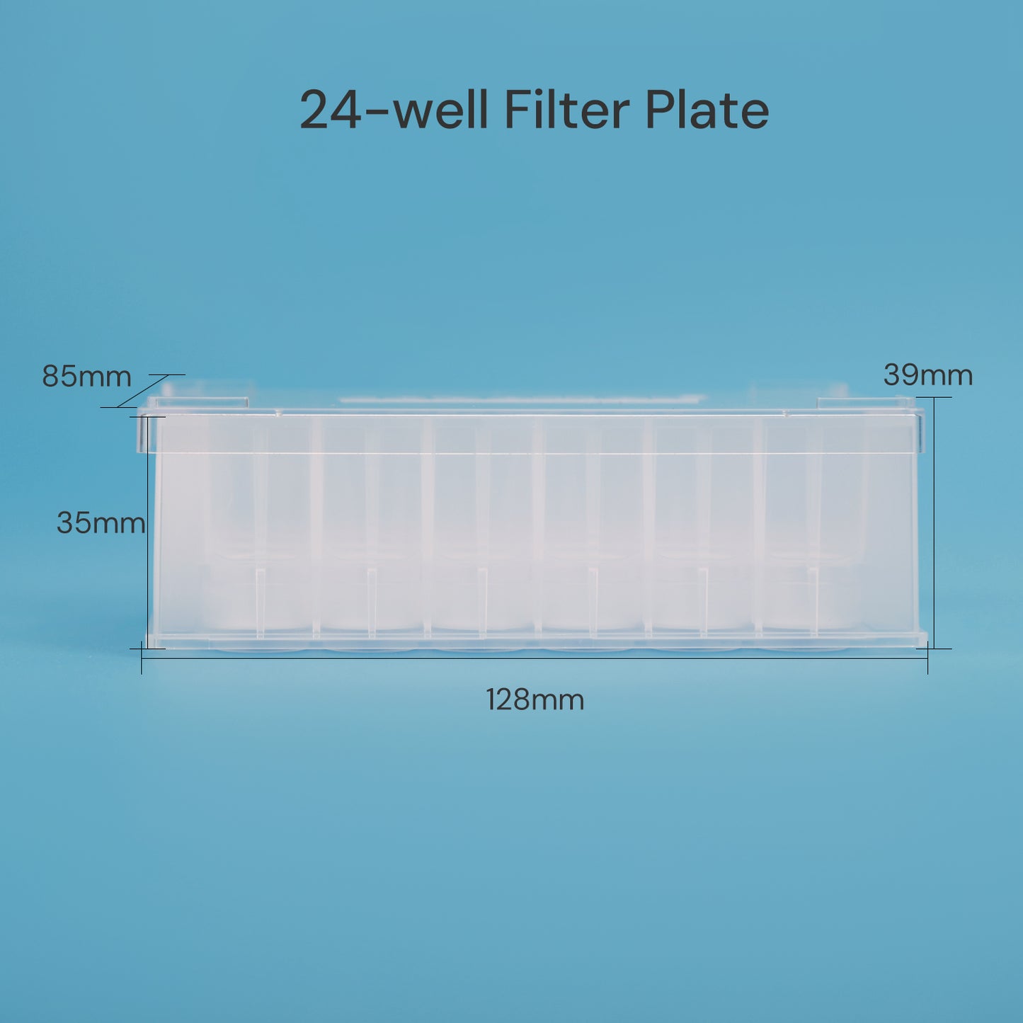 Oro prep™ 24-well Filter Plate Nylon with Receiver Plate and Lid Individually Packaged
