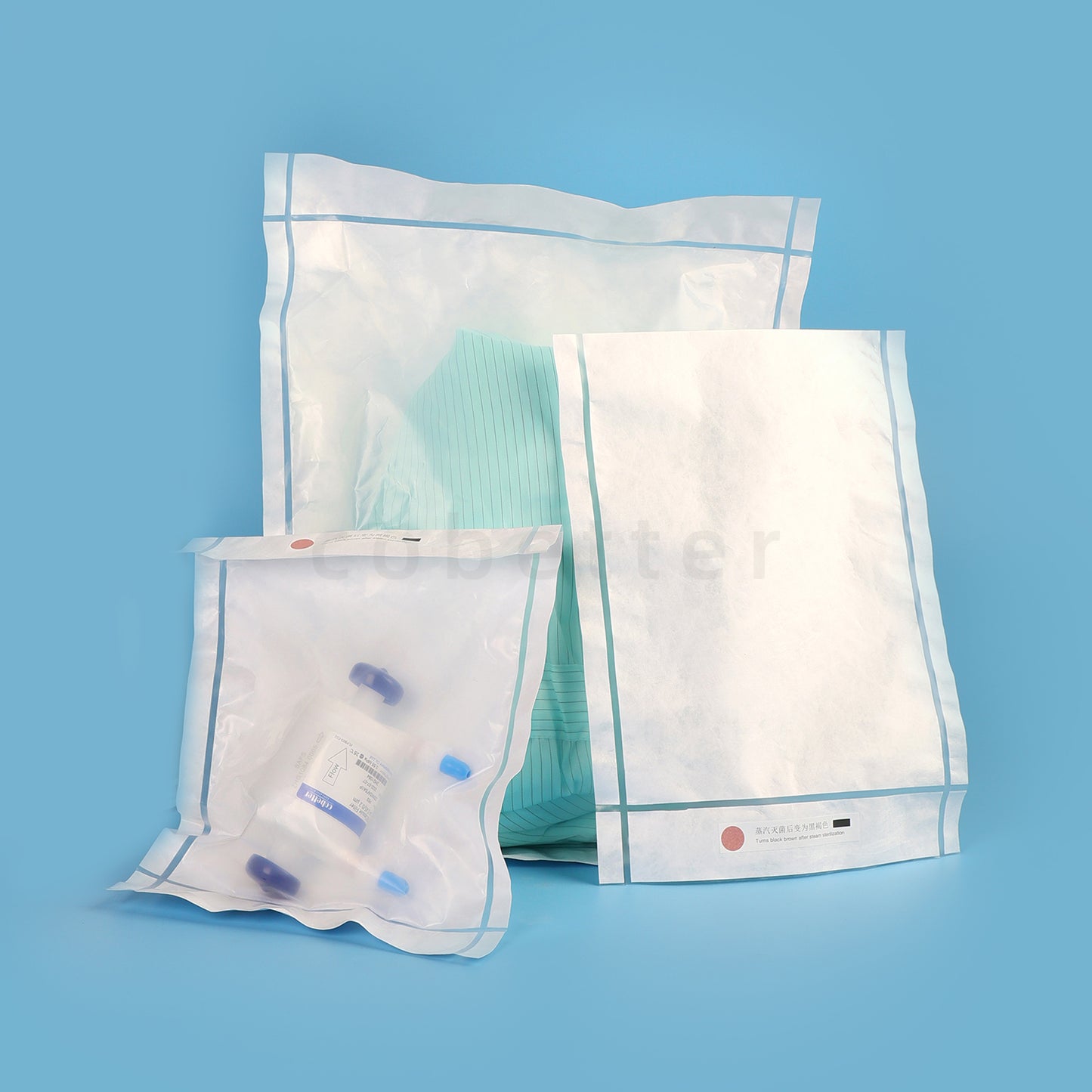 COBETTER Sterile Breathable Bags for Cleanroom Packaging, 50pcs/pk