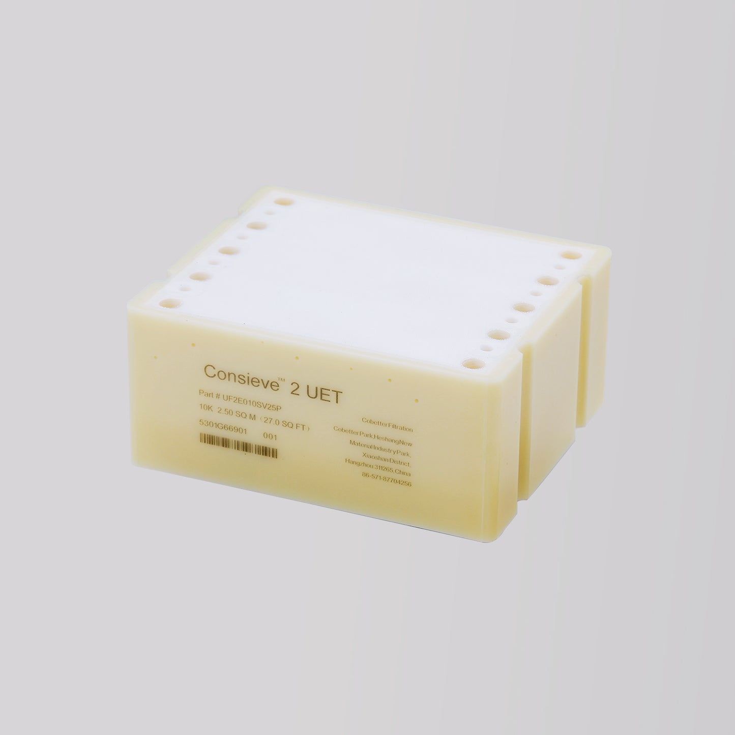Consieve™ 2 UFC Ultrafiltration Cassettes RC Membrane Process, with PU Encapsulant, Reusable