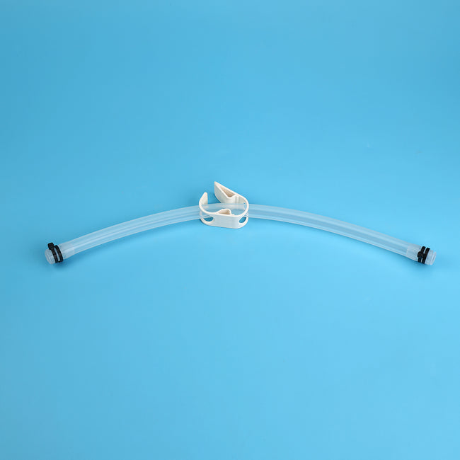 Single-Use Extension Transfer Sets with Thermoplastic Elastomer Tubing and Tubing Plugs
