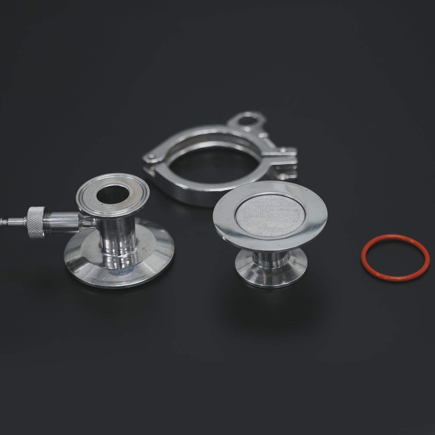 stainless steel filter holder components