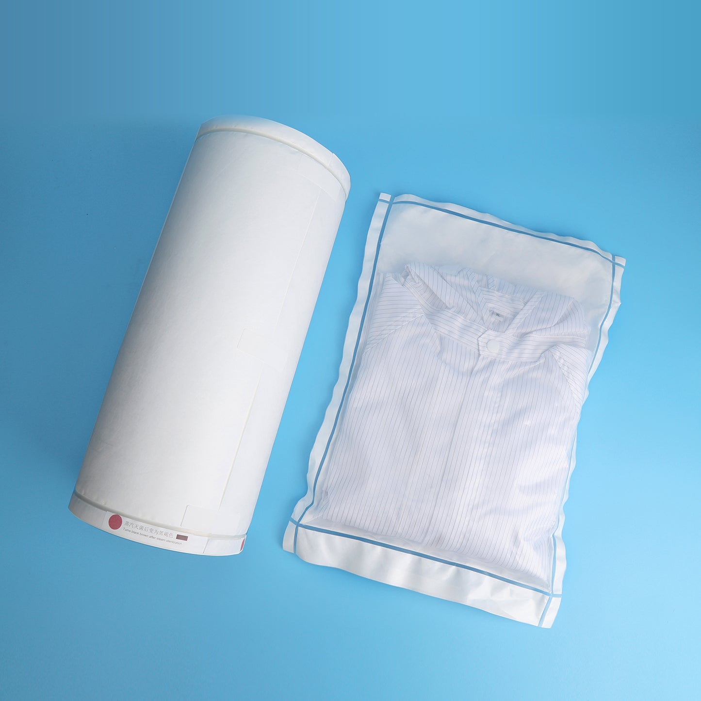 Sterile Breathable Bags for Cleanroom Packaging, HDPE Membrane