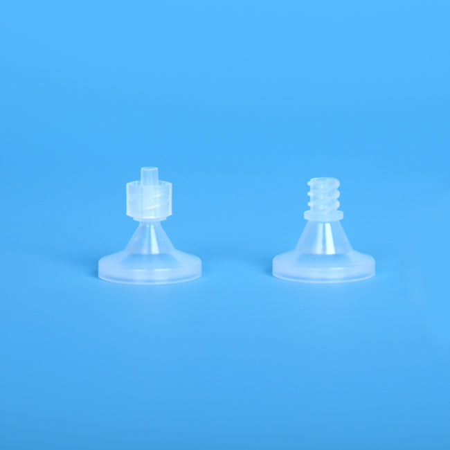 Polypropylene(PP) Pharmaceutical Tri-Clamp Fittings Sanitary Flanges Female/Male Luer to 3/4" TC 10/pk