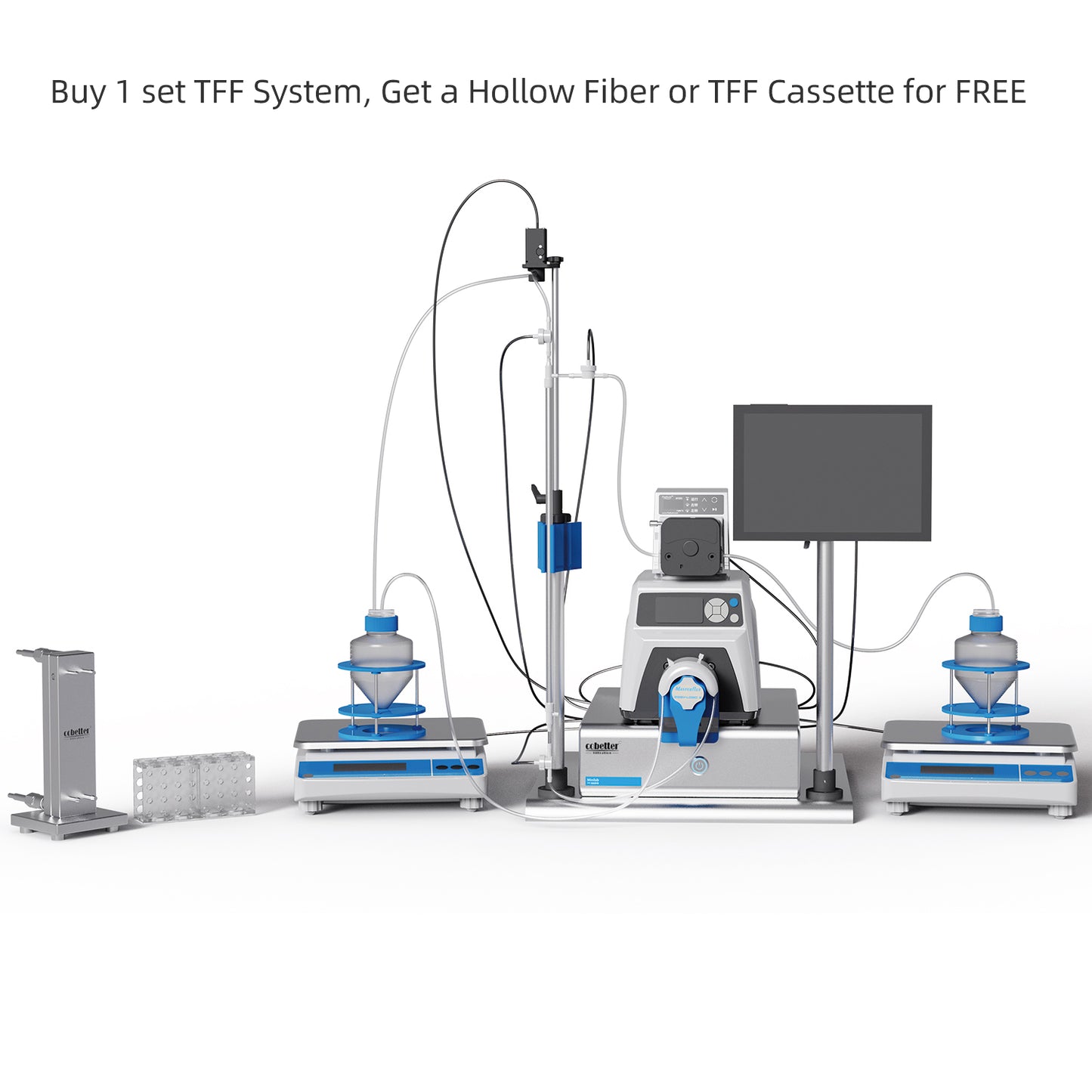 Minilab TFF System, with FREE Hollow Fiber Module or TFF Cassette