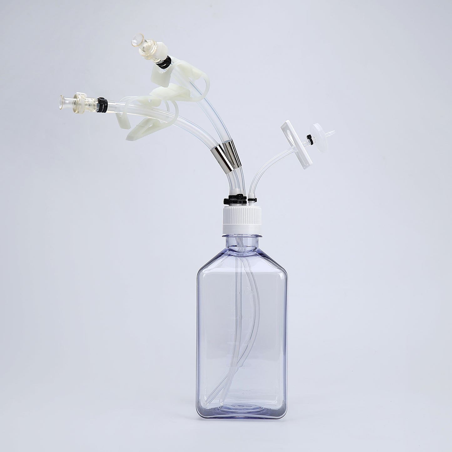 500mL Lifecube™ SSB Single-Use Bottle Assemblies, 3 Ports 1/4"-1/4"-1/8" HB, Sterile 10/pk