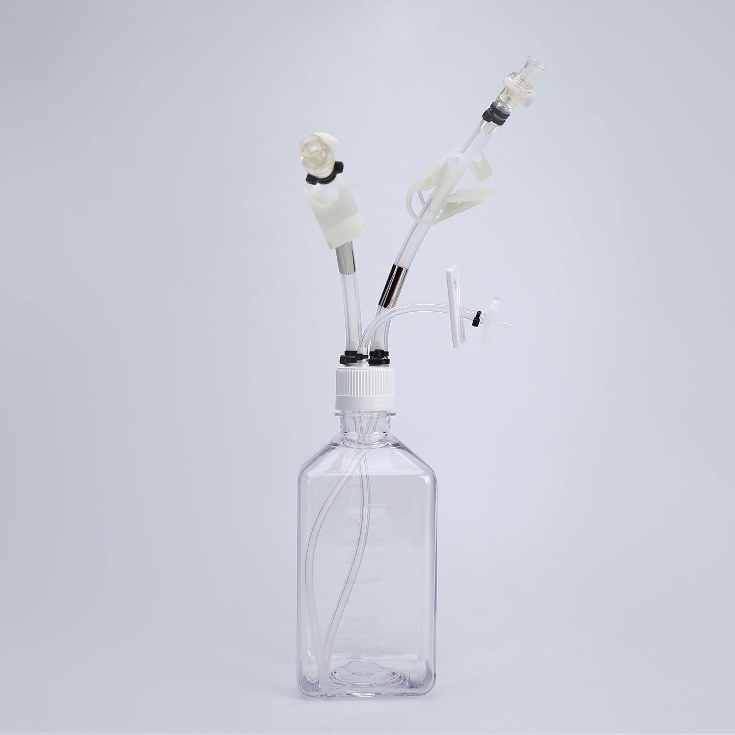 500mL Lifecube™ SSB Single-Use Bottle Assemblies, 3 Ports 1/4"-1/4"-1/8" HB, Sterile 10/pk