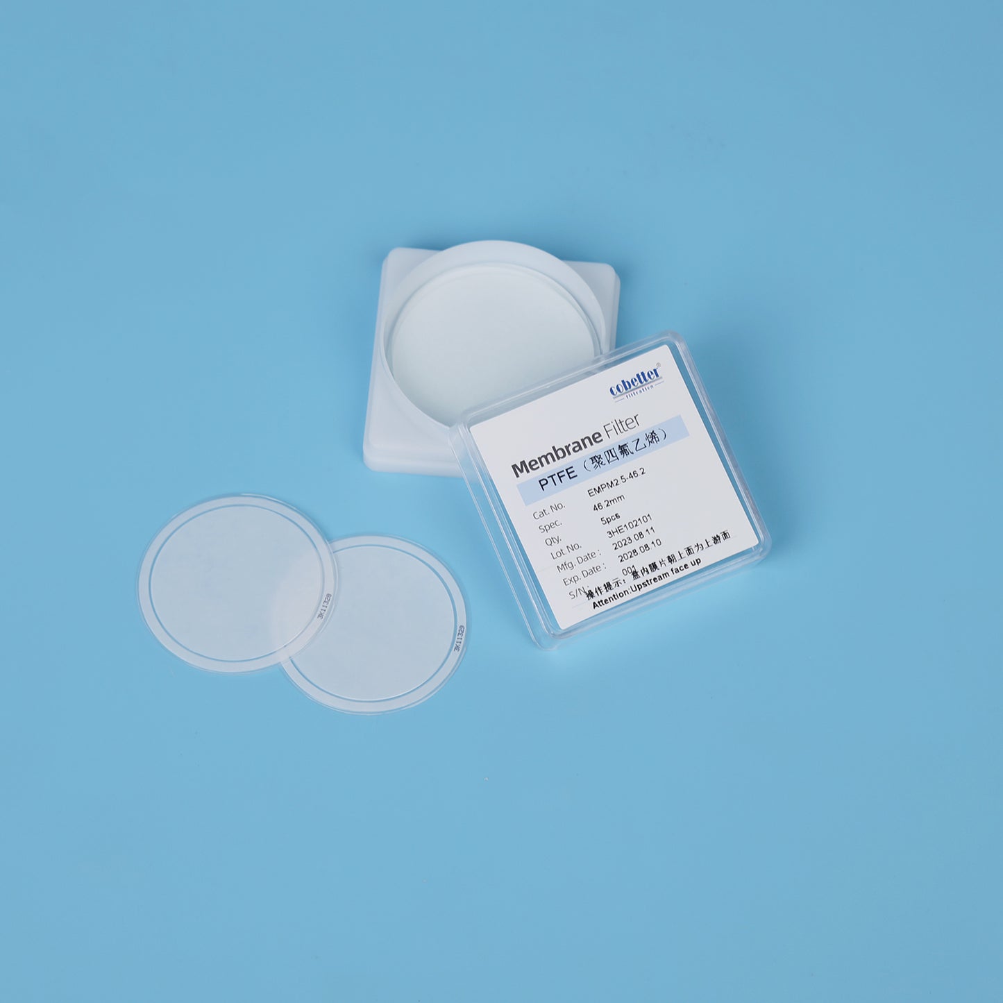 PM2.5 Air Monitoring Membrane Filters, 46.2mm, 25pcs/pk