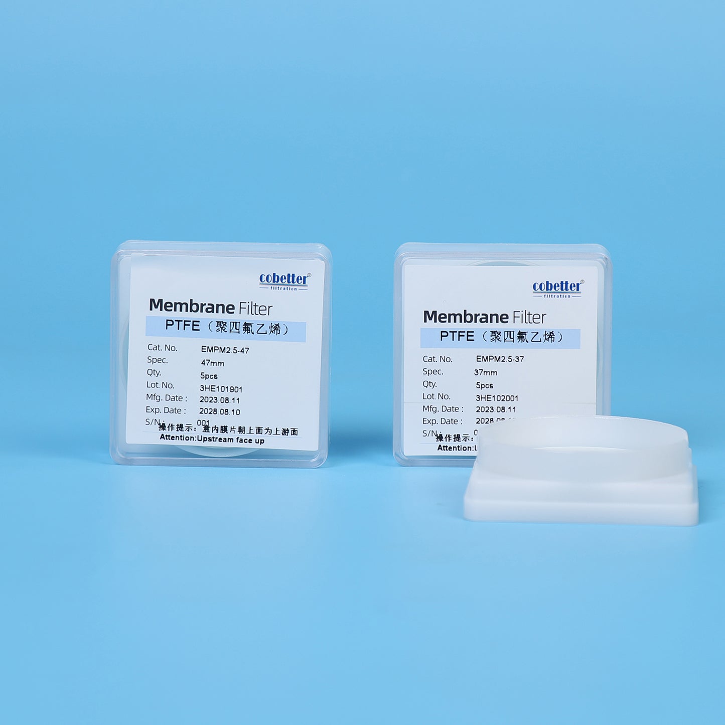 PM2.5 Air Monitoring Membrane Filters, 46.2mm, 25pcs/pk