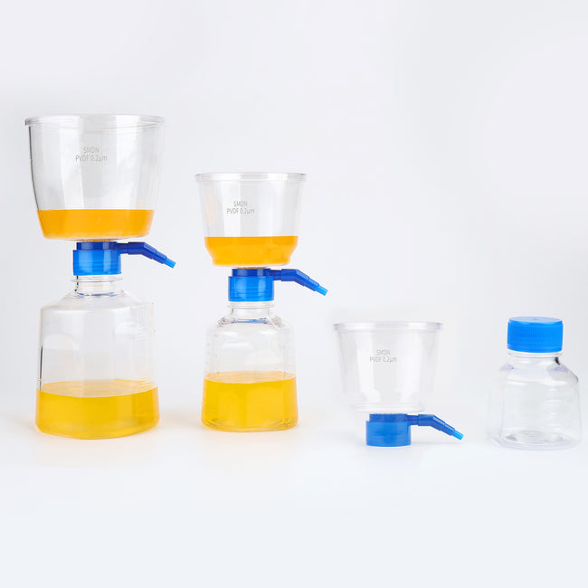 Disposable Vacuum Filter Unit 0.2μm Hydrophilic PVDF Membrane, Sterile