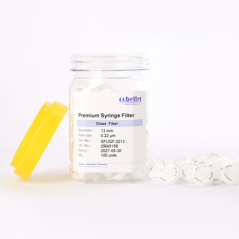 Cobetter GF syringe filters, 13mm, 0.22μm