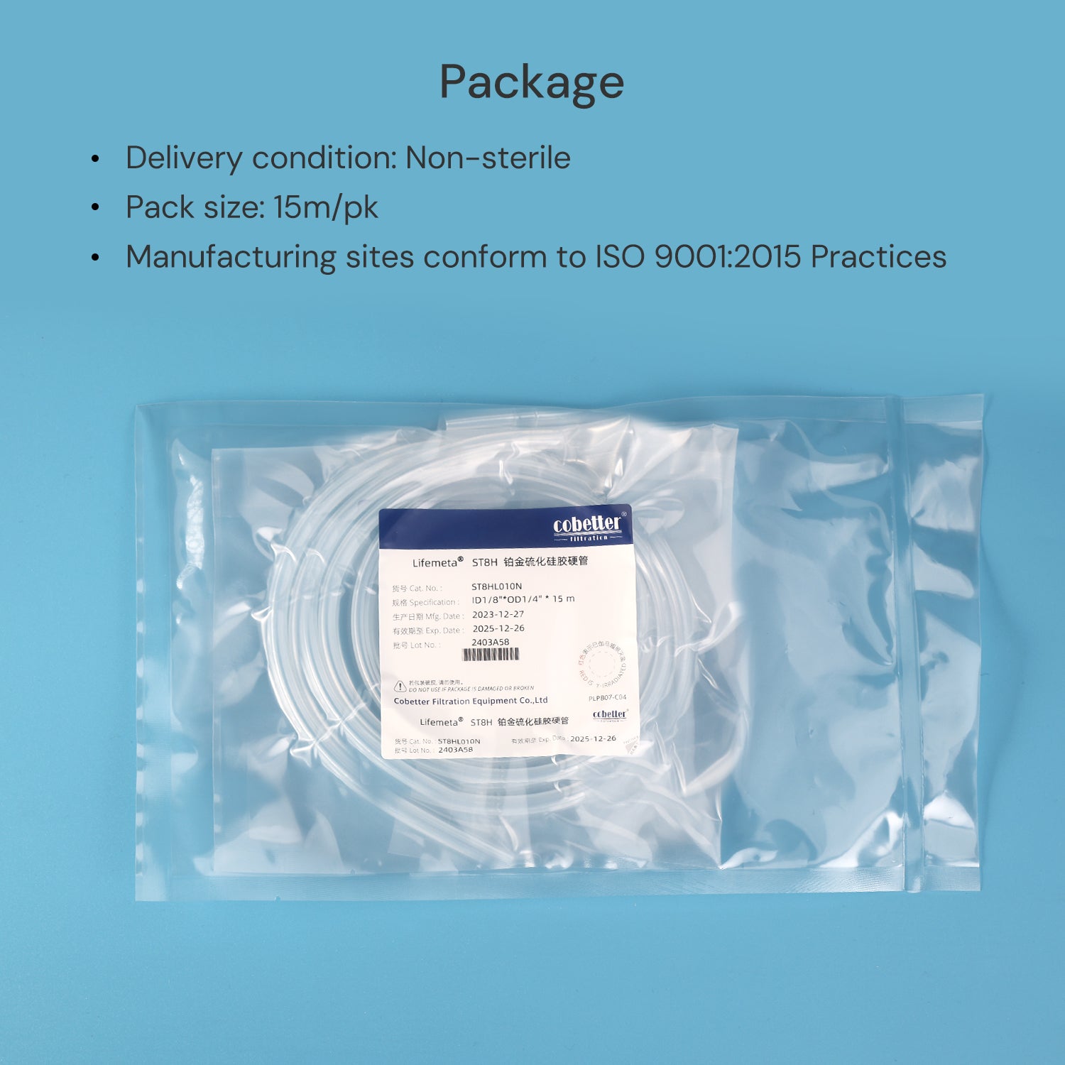 High Pressure Platinum Cured Silicone Tubing – Cobetter