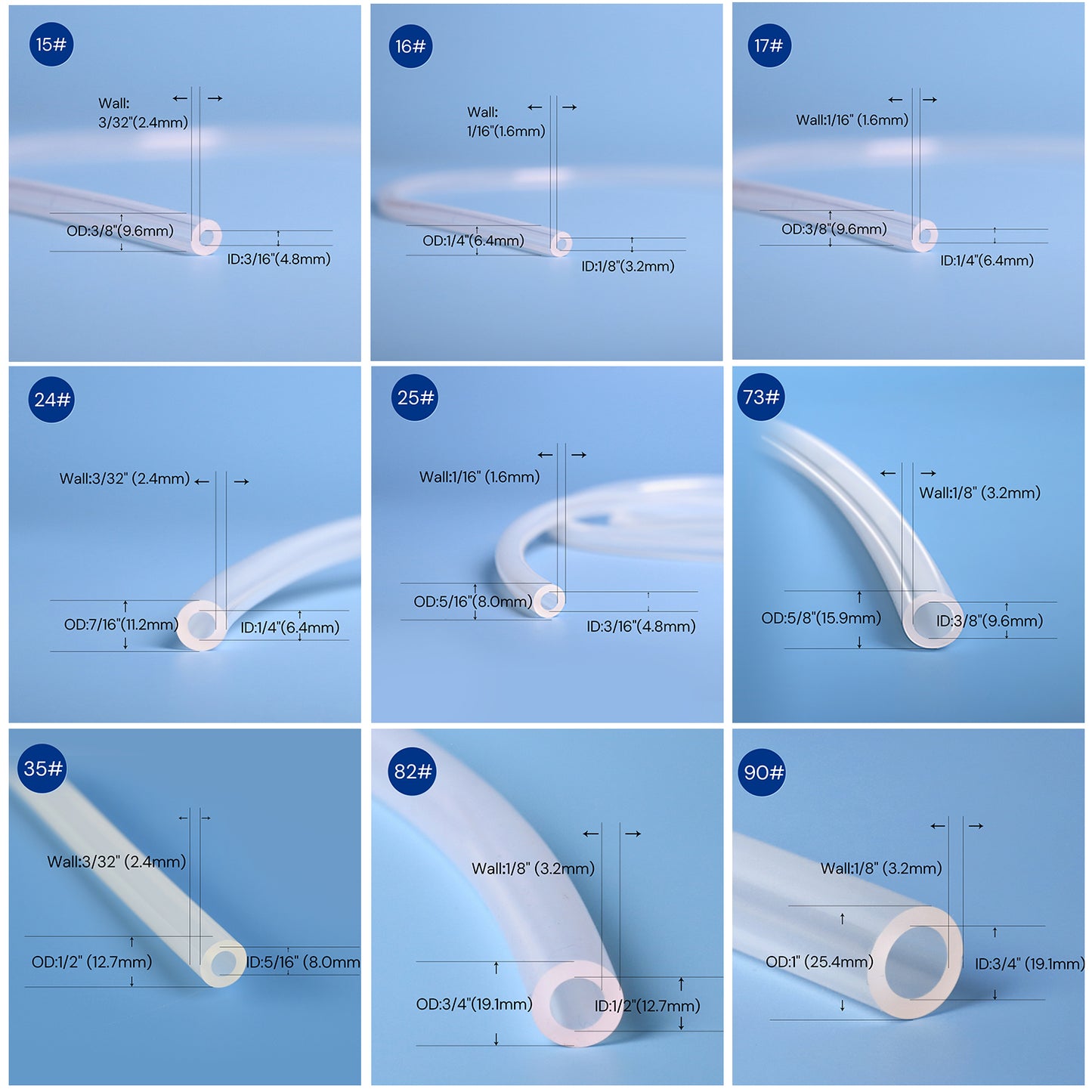 Lifemeta™ STF Thermoplastic Elastomer Tubing for Fluid Transfer 5m/15m