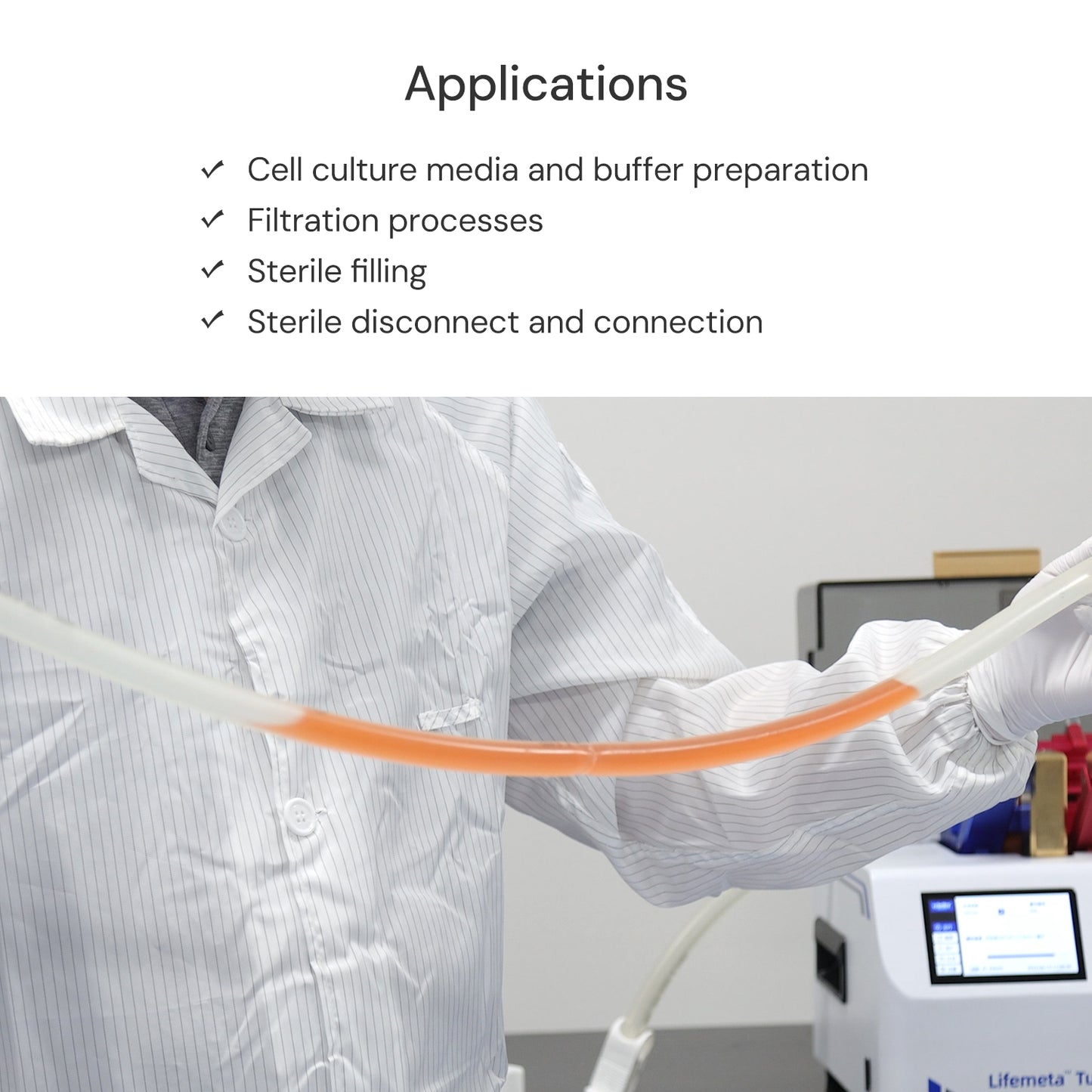 Lifemeta™ STF Thermoplastic Elastomer Tubing for Fluid Transfer 5m/15m