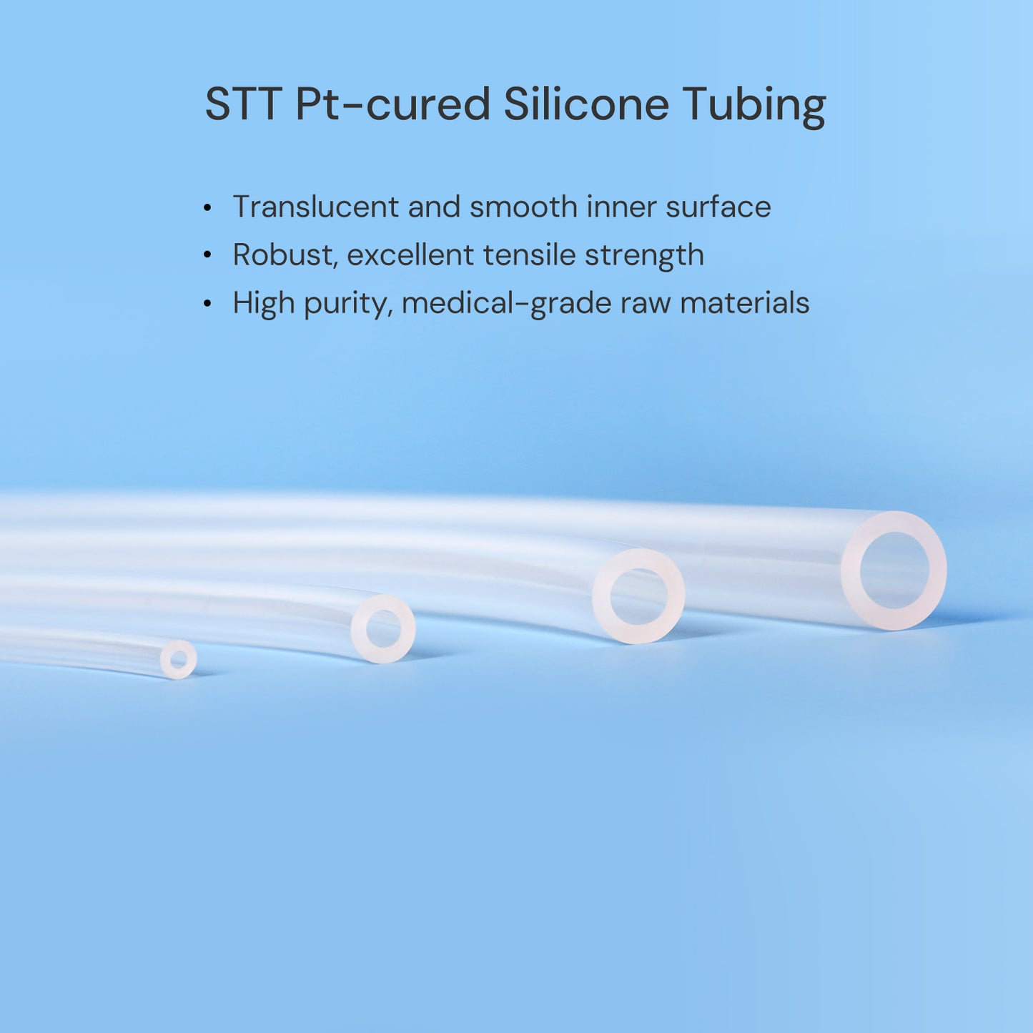 5m/15m Lifemeta™ STT Platinum Cured Silicone Tubing 1/pk