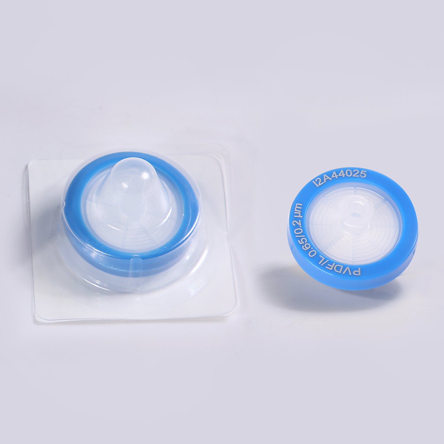 0.1μm Hydrophilic PVDF Syringe Filters for Mycoplasma Filtration Sterile Individually Packed