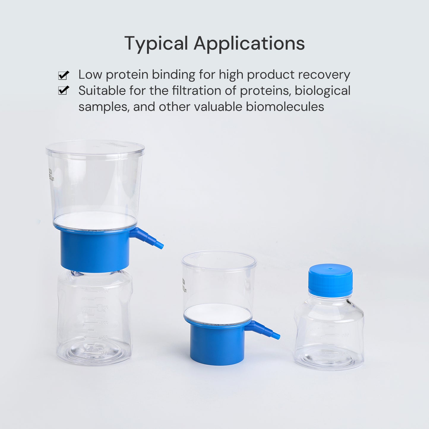 BriScale™ VTC Disposable Vacuum Filter Unit Hydrophilic PVDF Membrane Sterile