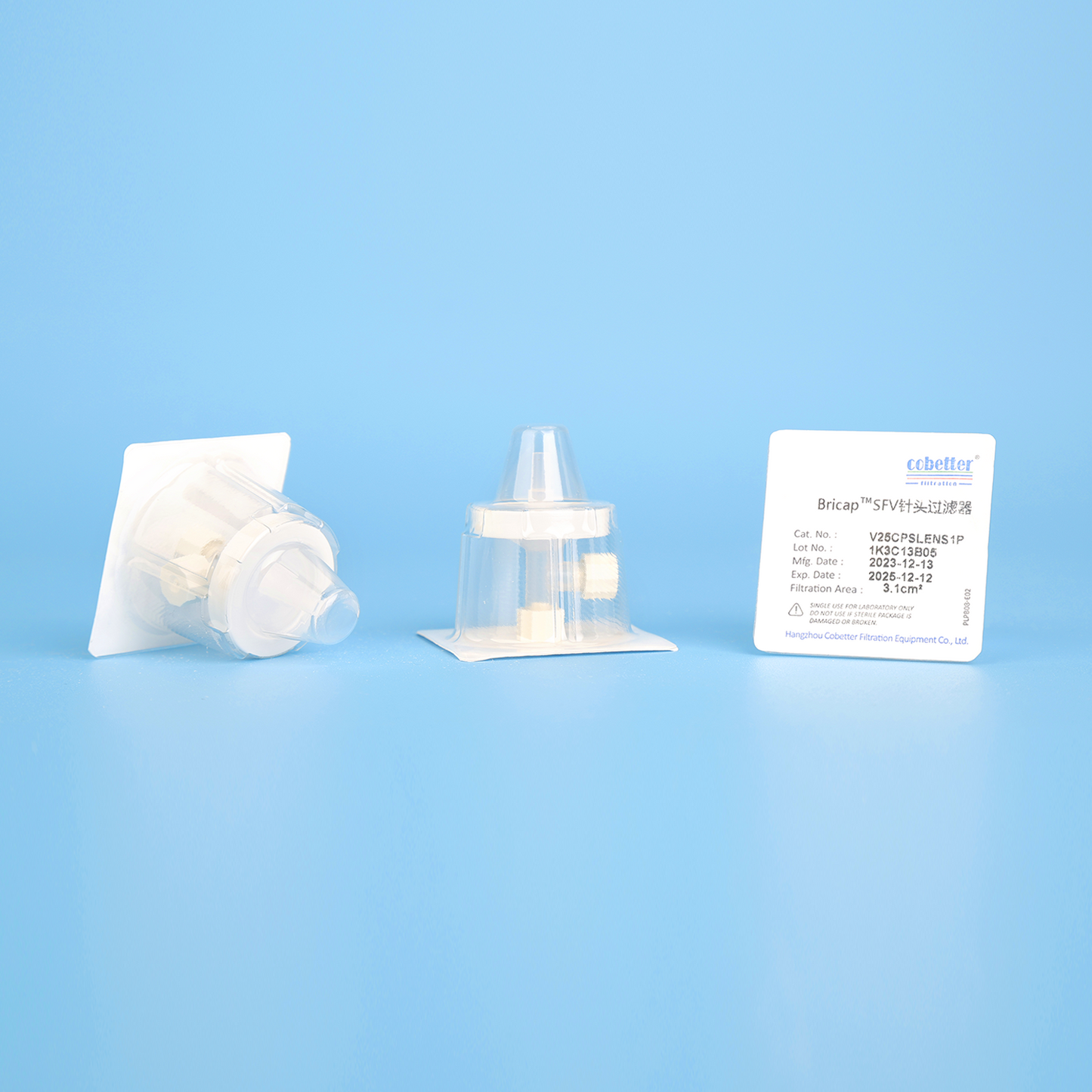 Purcise™ SLE 0.2 μm PES Sterilizing-Grade Syringe Filter for Filterability Study Pack of 100