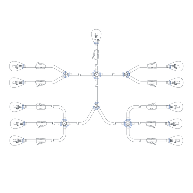 Standard Single-Use Manifold Assemblies, Sterile and Ready-to-use, 1 set/pk