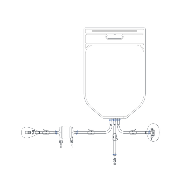 Standard Single-Use 2D Bag Assemblies with Capsule Filter, Sterile and Ready-to-use