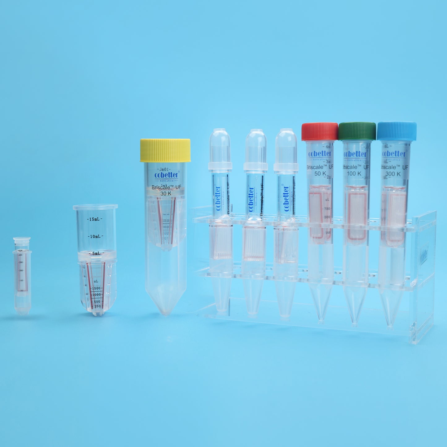 15mL Ultrafiltration Centrifugal Filter with Regenerated Cellulose RC Membrane
