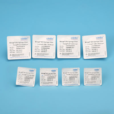 high flux PES syringe filters with individual packages