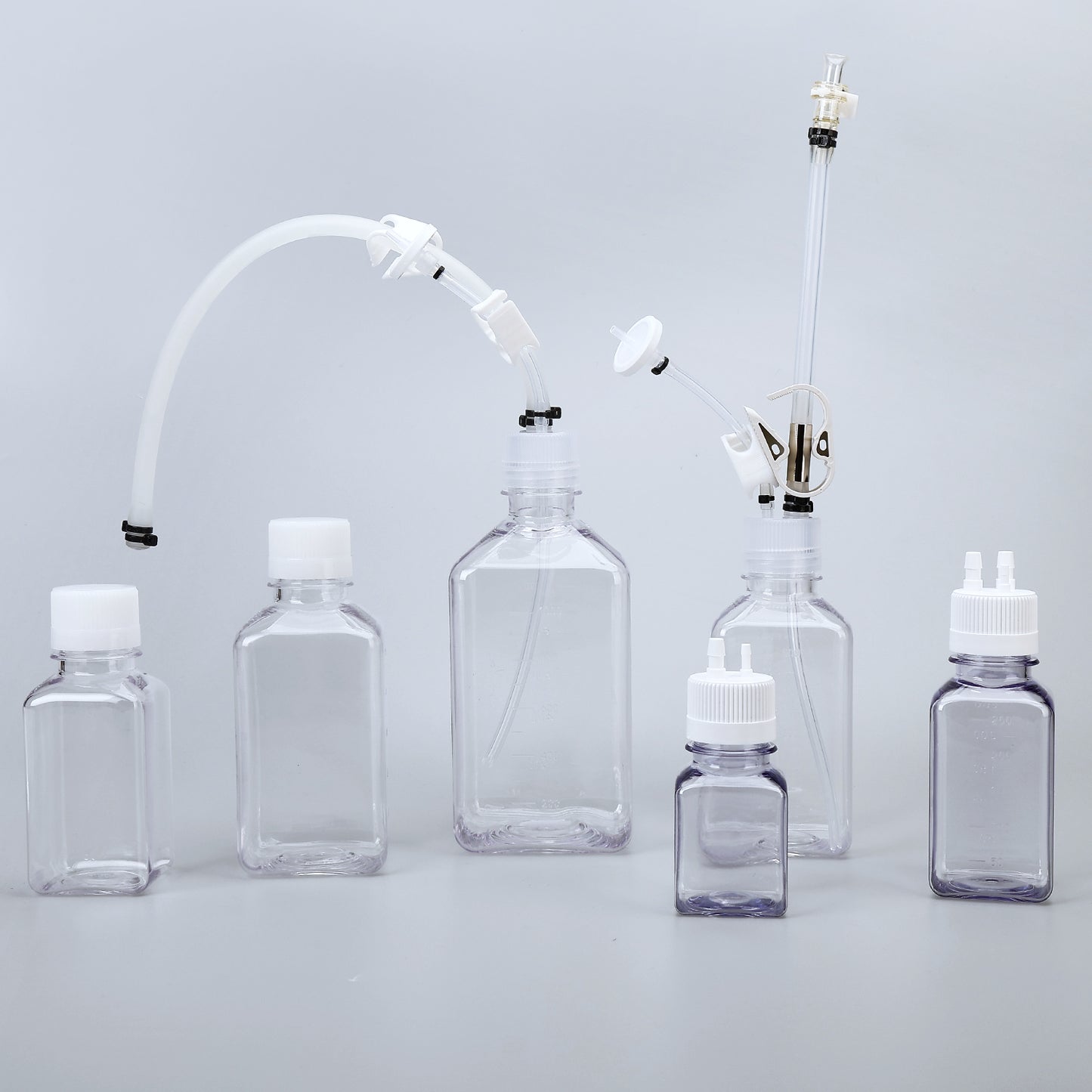 30mL Lifecube™ SSB Single-Use Bottle Assemblies, 2 Ports 1/8"-1/8" HB, Sterile 10/pk