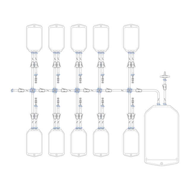 Standard Single-Use Multi-sampling Bag Assemblies, Sterile and Ready-to-use