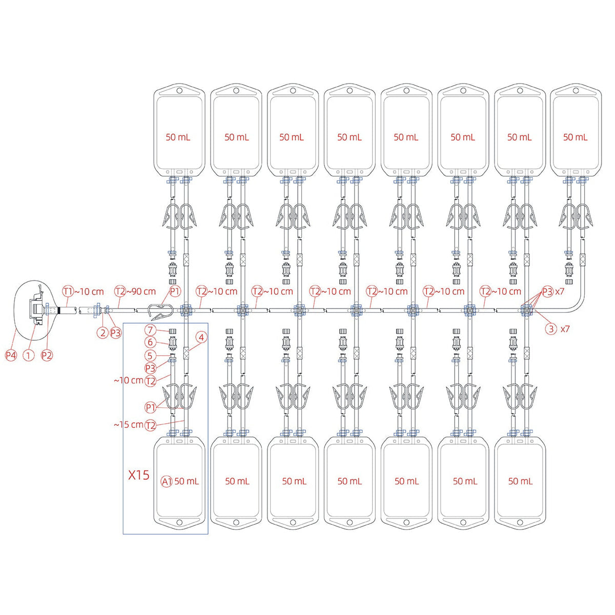 Sampling Bundle Standard Single-Use Multi-sampling Bag Assemblies, Sterile and Ready-t ...