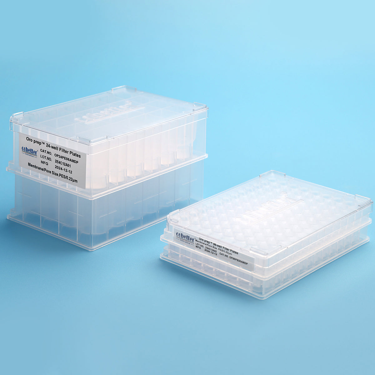 Filter Plates Rack 96-well Filter Plate Hydrophilic PTFE Membrane – Cobetter