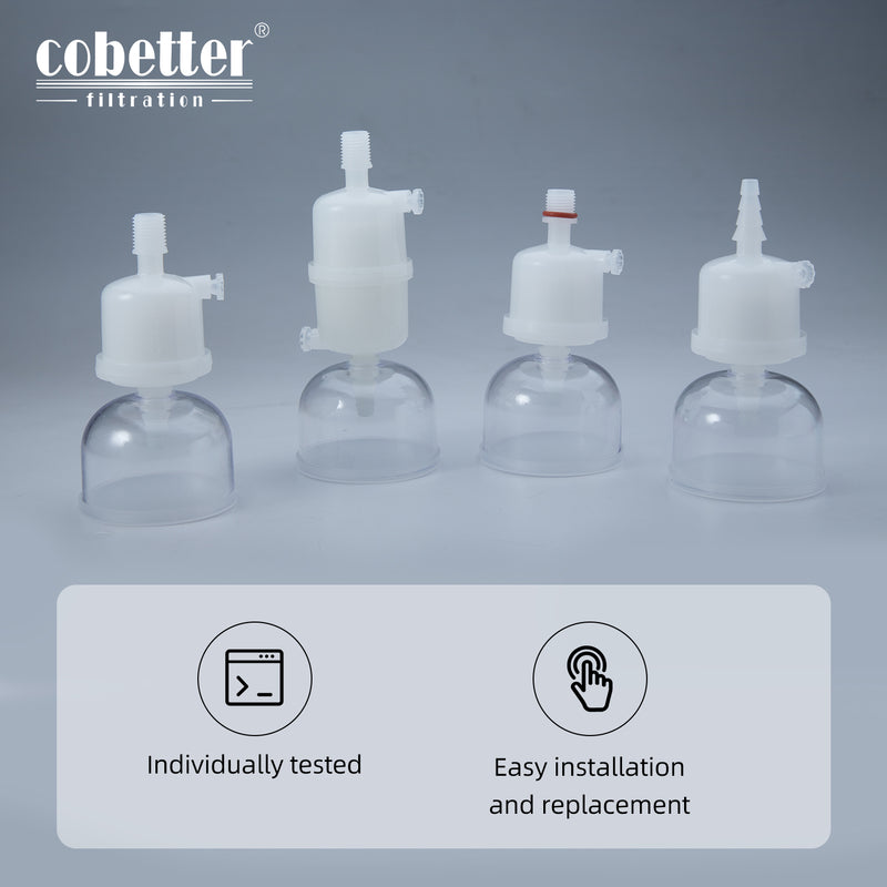 point of use PES capsule filter features
