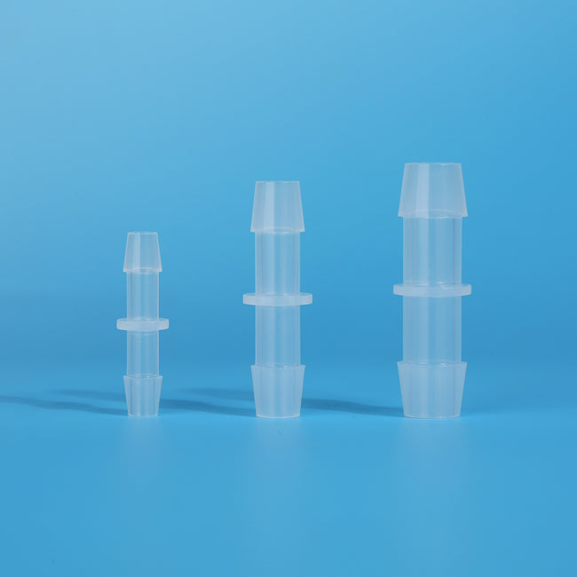Polypropylene(PP) Pharmaceutical Straight Tube Fittings Equal Barbed 50/pk