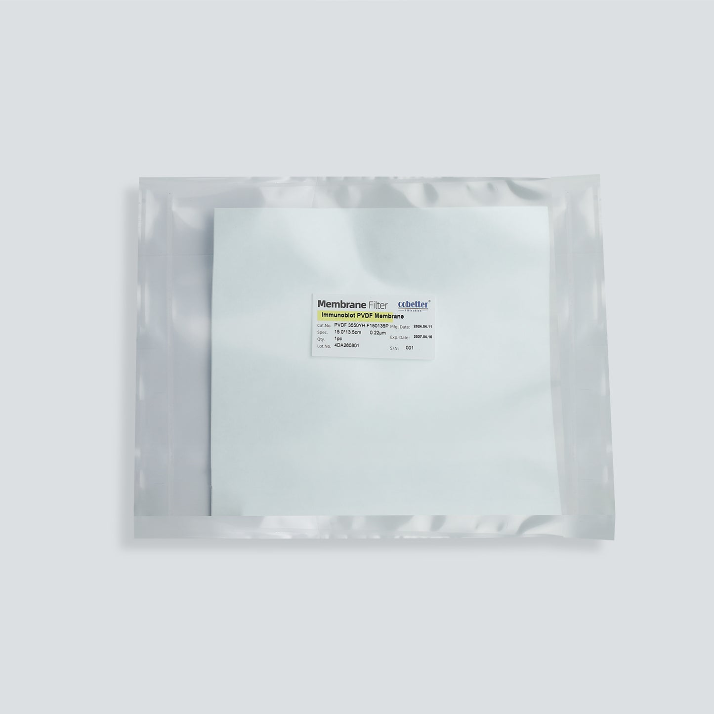 Free Sample - PVDF Transfer Membrane 13.5cm*15cm