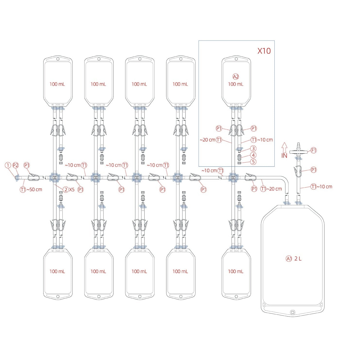 Standard Single-Use Multi-sampling Bag Assemblies, Sterile and Ready-t ...