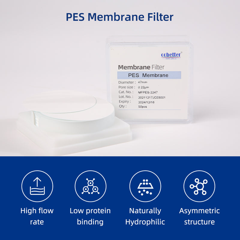 features of hydrophilic PES disc membrane filter