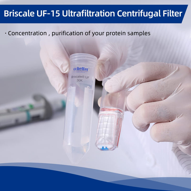 15ml centrifugal filter in lab