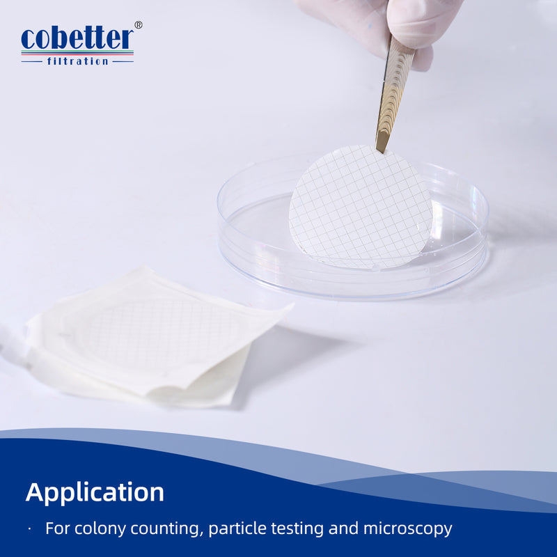 applications of gridded MCE membrane filter