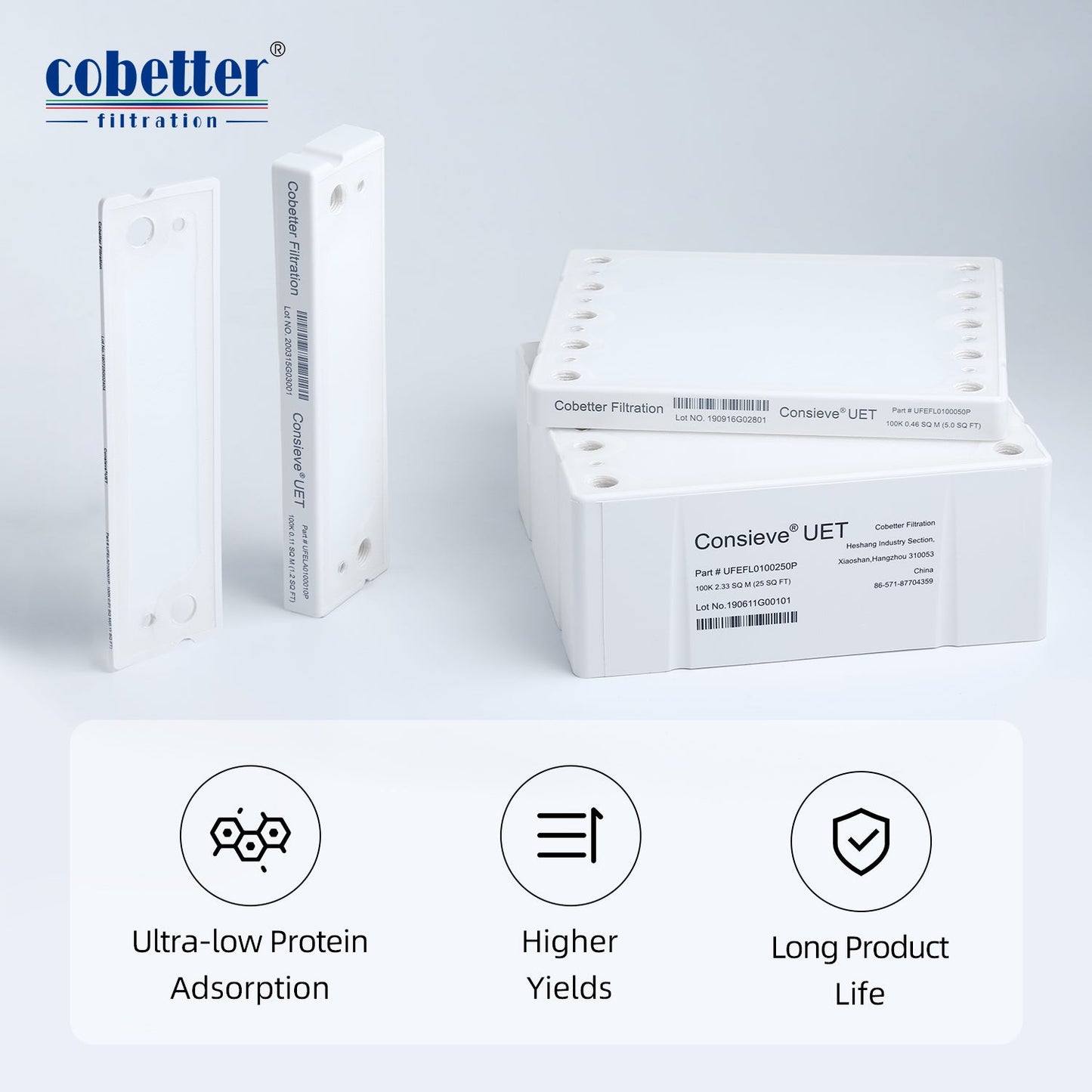 TFF Cassette PES membrane features